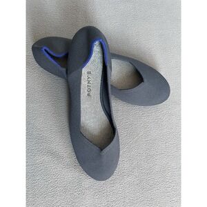 Rothys Women's Blue Round toe Slip On Flats  Pre-Owned Size 12 New Without Box
